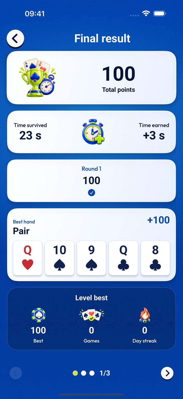 Crazy Time: the final result summary.